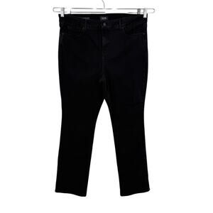 NYDJ Jeans Marilyn straight denim black size 18